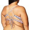 imageJessica Simpson Womens Standard Mix ampamp Match Print Bikini Swimsuit Separates Top ampamp BottomFuschia Underwire Bikini Top