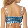 imageJessica Simpson Womens Standard Mix ampamp Match Print Bikini Swimsuit Separates Top ampamp BottomNavy Bandeau