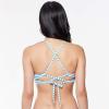 imageJessica Simpson Womens Striped Tie Front Swim Bottom SeparatesBluebell Cropped Cami