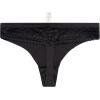 imageJessica Simpson Womens Thong Underwear  3 Pack Microfiber Stretch Lace Panties Soft ampamp Sexy Lingerie for WomenBlackBlackBlack