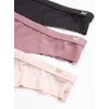 imageJessica Simpson Womens Thong Underwear  3 Pack Microfiber Stretch Lace Panties Soft ampamp Sexy Lingerie for WomenBlackGrape ShakeRose Smoke