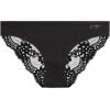 imageJessica Simpson Womens Underwear  3 Pack Microfiber Lace Bikini Panties SXLBlack