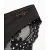 imageJessica Simpson Womens Underwear  3 Pack Microfiber Lace Bikini Panties SXLBlack