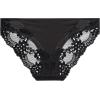 imageJessica Simpson Womens Underwear  3 Pack Microfiber Lace Bikini Panties SXLBlack