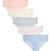 (5-pack) Blue Floral/Seashell/Stripe/Angel Wing/Micro Chip