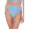 imageJessica Simpson Womens Standard Mix ampamp Match Solid Spring Bikini Swimsuit Separates Top ampamp BottomBlue High Waist Bottoms