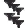 imageJessica Simpson Womens Tanga Underwear  3 Pack6 Pack Soft Microfiber Lace Back Panties  Breathable Underwear for WomenBlack 6pk