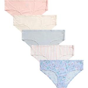 imageJessica Simpson Womens Hipster Panties  3 Pack6 Pack Sexy Lace Womens Underwear  Seamless Panties for Women Sizes SXL5pack Blue FloralSeashellStripeAngel WingMicro Chip