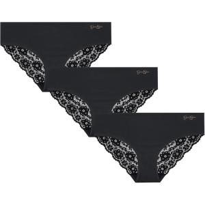 imageJessica Simpson Womens Hipster Panties  3 Pack6 Pack Sexy Lace Womens Underwear  Seamless Panties for Women Sizes SXLBlack 3 Pack