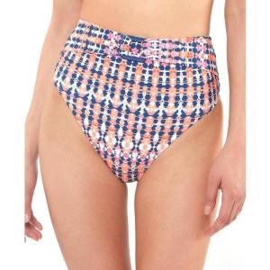 imageJessica Simpson Womens Standard Mix ampamp Match Print Bikini Swimsuit Separates Top ampamp BottomFuschia High Waist Bottoms