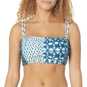imageJessica Simpson Womens Standard Mix ampamp Match Print Bikini Swimsuit Separates Top ampamp BottomNavy Bandeau