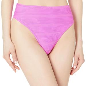 imageJessica Simpson Womens Standard Mix ampamp Match Solid Spring Bikini Swimsuit Separates Top ampamp BottomFuschia High Waist Bottoms
