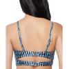 imageJessica Simpson Womens Animal Print Adjustable Bikini Swim topDark Navy Multi