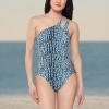 imageJessica Simpson Womens Eyelet CutOut OnePiece SwimsuitDark Navy