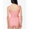 imageJessica Simpson Womens Eyelet CutOut OnePiece SwimsuitFizz Eyelet Side Tie