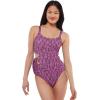 imageJessica Simpson Womens Eyelet CutOut OnePiece SwimsuitFuchsia