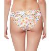 imageJessica Simpson Womens Floral Print Ruched Bikini Swim topSunset Ruched Hipster