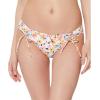 imageJessica Simpson Womens Floral Print Ruched Bikini Swim topSunset Ruched Hipster