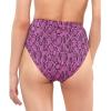 imageJessica Simpson Womens Standard Mix ampamp Match Snake Print Swimsuit Separates Top ampamp BottomFuchsia High Waist Bottoms