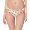 imageJessica Simpson Womens Floral Print Ruched Bikini Swim topSunset Ruched Hipster