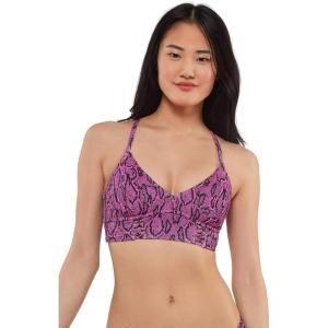 imageJessica Simpson Womens Standard Mix ampamp Match Snake Print Swimsuit Separates Top ampamp BottomFuchsia Cropped Cami Top