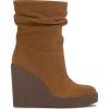 imageJessica Simpson Womens Mynette Suede Pull On MidCalf BootsTuscan Tan