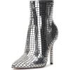 imageJessica Simpson Womens Lirya Ankle BootBlackSilver
