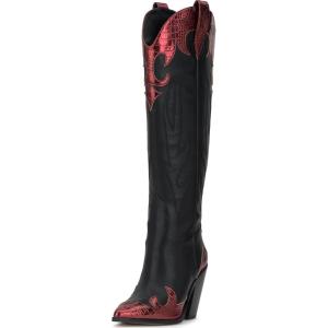 imageJessica Simpson Womens Rhetta Knee High BootBlackOxblood