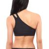 imageJessica Simpson Womens Ribbed One Shoulder Bikini Swim topBlack One Shoulder Top