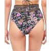 imageJessica Simpson Womens Standard Mix ampamp Match Floral Bikini Swimsuit Separates Top ampamp BottomBlack Multi