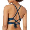 imageJessica Simpson Womens Standard Mix ampamp Match Solid Spring Bikini Swimsuit Separates Top ampamp BottomNavy Hipster Bottoms