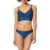 imageJessica Simpson Womens Standard Mix ampamp Match Solid Spring Bikini Swimsuit Separates Top ampamp BottomNavy Hipster Bottoms