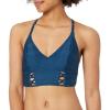imageJessica Simpson Womens Standard Mix ampamp Match Solid Spring Bikini Swimsuit Separates Top ampamp BottomNavy Hipster Bottoms