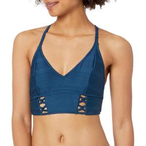 imageJessica Simpson Womens Standard Mix ampamp Match Solid Spring Bikini Swimsuit Separates Top ampamp BottomNavy Hipster Bottoms
