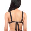 imageJessica Simpson Womens Mix ampamp Match Solid Spring Bikini Swimsuit Separates Top ampamp BottomBlack Retro Bra Top