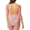 imageJessica Simpson Womens Textured Printed OnePiece SwimsuitMandarin Multi