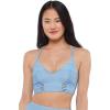 imageJessica Simpson Womens Mix ampamp Match Solid Spring Bikini Swimsuit Separates Top ampamp BottomBlue Cropped Cami