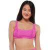 imageJessica Simpson Womens Mix ampamp Match Solid Spring Bikini Swimsuit Separates Top ampamp BottomFuchsia