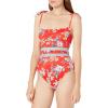 Red Floral Spaghetti Strap