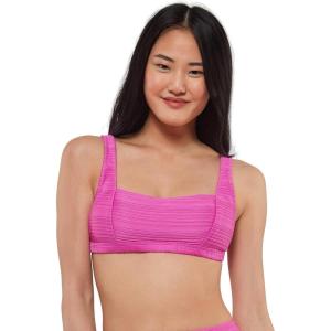 imageJessica Simpson Womens Mix ampamp Match Solid Spring Bikini Swimsuit Separates Top ampamp BottomFuchsia