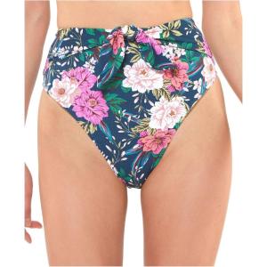 imageJessica Simpson Womens Standard Mix ampamp Match Floral Bikini Swimsuit Separates Top ampamp BottomNavy Multi Tie Bottom