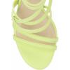 imageJessica Simpson Stassey Womens Caged Faux Leather Back Zip Dress SandalsDaquiri Green