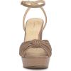 imageJessica Simpson Womens Block Heel Ankle StrapChai Latte