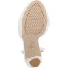 imageJessica Simpson Womens Block Heel Ankle StrapWhite Mini Lizard