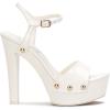 imageJessica Simpson Womens Calenta SandalPlatformBright White Patent