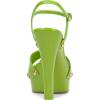 imageJessica Simpson Womens Calenta SandalPlatformLizard Green Patent
