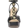 imageJessica Simpson Womens Colero Platform SandalBlack Mini Lizard