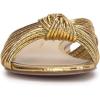 imageJessica Simpson Womens Dydra Denim SlipOn Slide SandalsGold