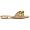 imageJessica Simpson Womens Dydra Denim SlipOn Slide SandalsGold