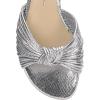 imageJessica Simpson Womens Dydra Denim SlipOn Slide SandalsSilver